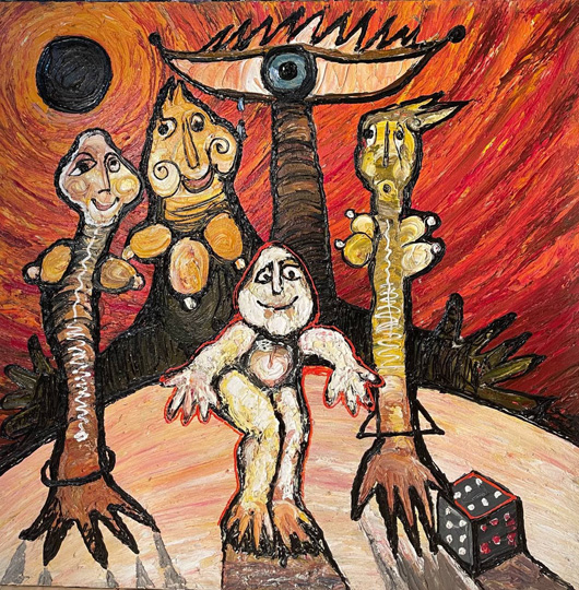 Фантастичното творчество на Ставри Калинов в изложбата Post Mortem